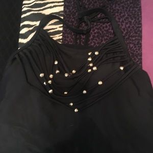 Black Lane Bryant Tankini Top